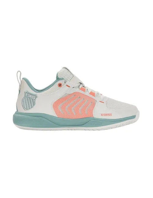 Kswiss Ultrashot Team Blanco Coral Mujer | Ofertas de pádel